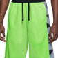 Shorts de basquete Nike Dri Fit Logo masculino, verde, tamanho pequeno