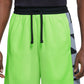 Shorts de basquete Nike Dri Fit Logo masculino, verde, tamanho pequeno