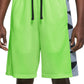 Shorts de basquete Nike Dri Fit Logo masculino, verde, tamanho pequeno
