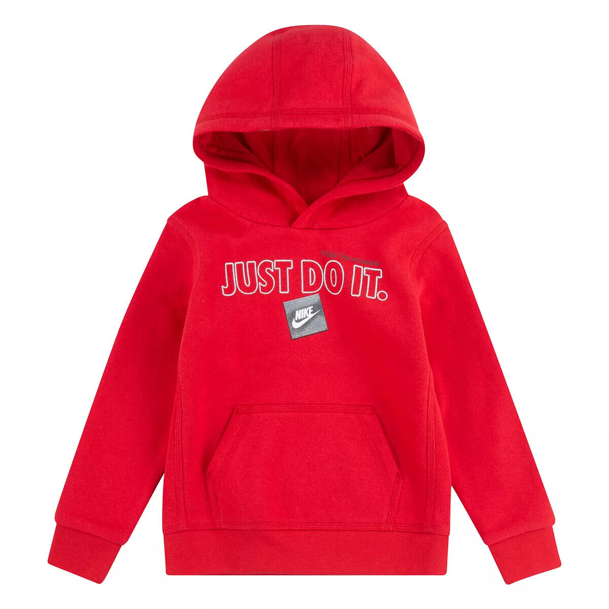 Moletom com capuz Nike Big Boy's Sportswear JDI vermelho tamanho XL