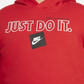 Moletom com capuz Nike Big Boy's Sportswear JDI vermelho tamanho XL
