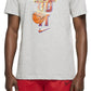 Camiseta Nike Just Do It Hoop Masculina Cinza Tamanho P