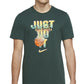 Camiseta Nike Just Do It Hoop Masculina Verde Tamanho Médio