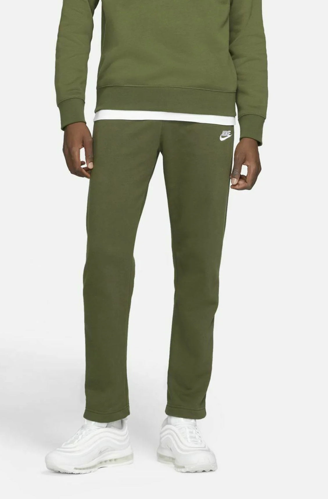Calça Nike Sportswear Club Fleece Masculina Verde Tamanho P