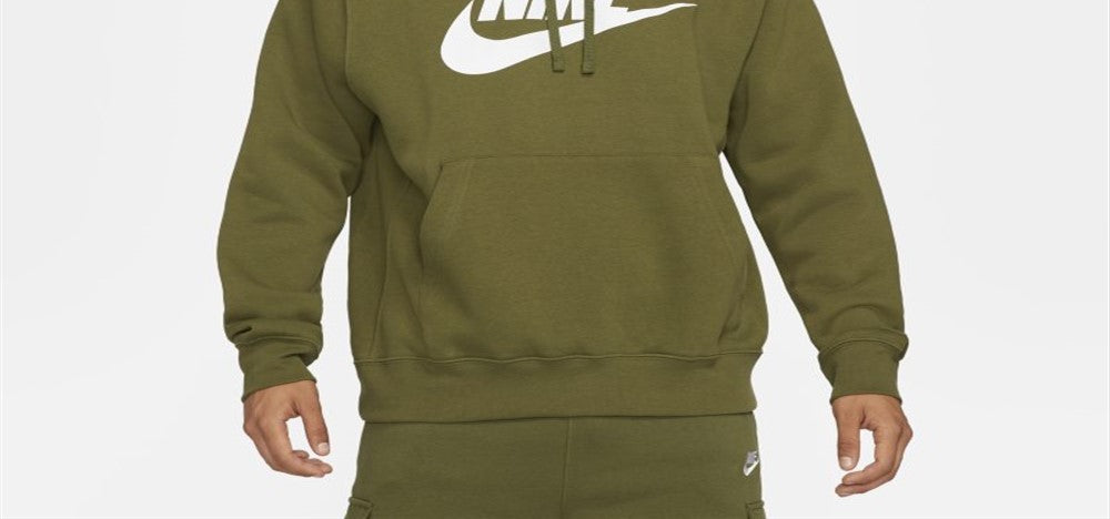 Moletom com capuz Nike Sportswear Club Logo Masculino Azul Tamanho P