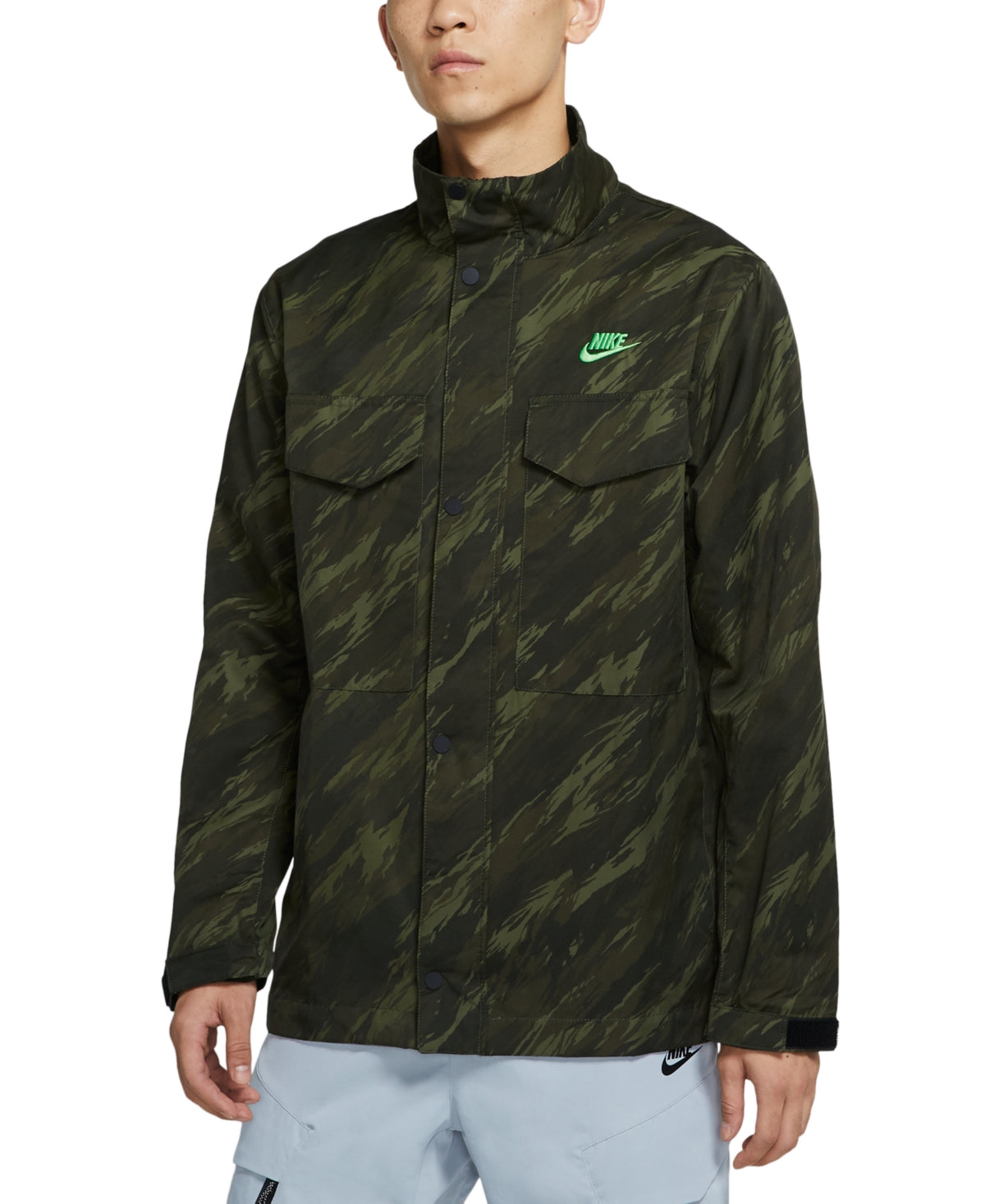 Jaqueta Nike Masculina Woven Verde Tamanho X-G