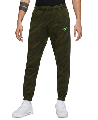 Calça Nike Camo Club Fleece Masculina Verde Tamanho Médio