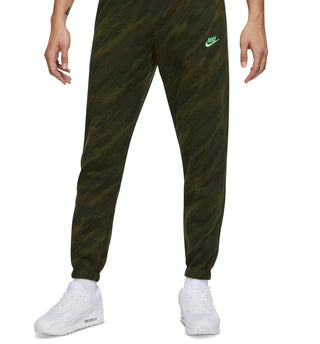 Calça Nike Camo Club Fleece Masculina Verde Tamanho Médio