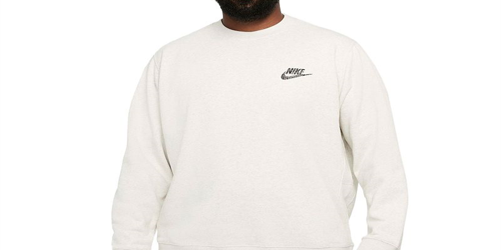Moletom Nike Big &amp; Tall Club Masculino Marrom Tamanho G