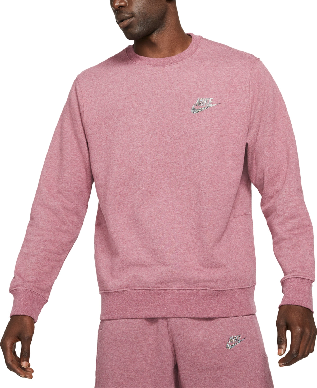 Moletom Nike Sportswear Sport Essentials Crewneck Masculino Roxo Tamanho M