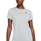 Camiseta Nike Dry Legend Feminina Cinza Tamanho Médio