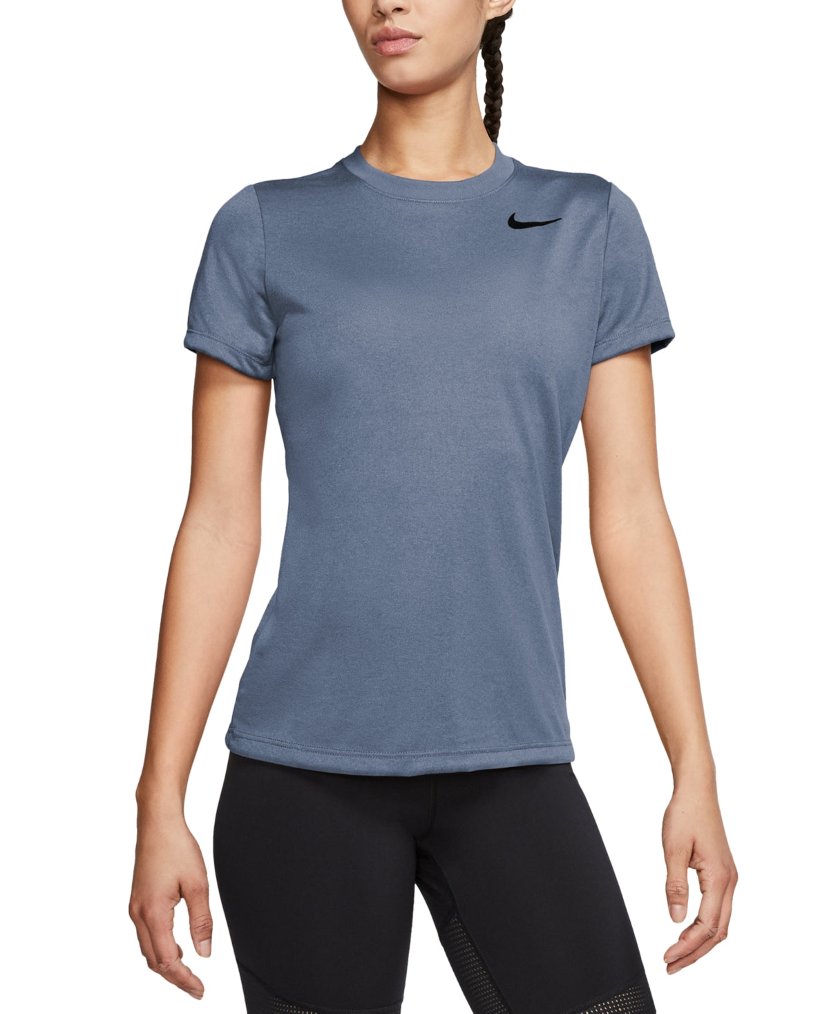 Camiseta Nike Dry Legend Feminina Azul Tamanho Grande