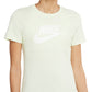 Camiseta Nike Sportswear Feminina com Logotipo em Algodão Verde, Tamanho Médio