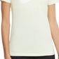 Camiseta Nike Sportswear Feminina com Logotipo em Algodão Verde, Tamanho Médio