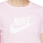 Camiseta Nike Sportswear Cotton Logo Feminina Rosa Tamanho GG