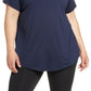 Camiseta de treino Nike Plus Dry Legend feminina, azul, tamanho 1X