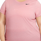 Camiseta de treino Nike Dry Legend feminina, azul, tamanho 2X