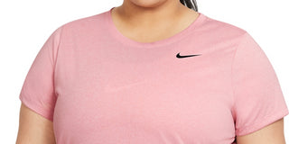 Camiseta de treino Nike Dry Legend feminina vermelha, tamanho 1X