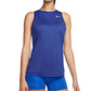 Camiseta regata Nike Dri Fit Training Feminina Azul Tamanho Grande