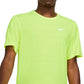 Camiseta Nike Dri Fit Miler Masculina Amarela Tamanho P