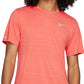 Camiseta Nike Dri Fit Miler Masculina Laranja Tamanho GG