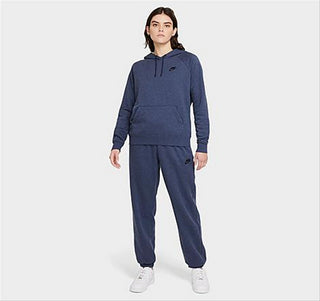 Moletom Nike Sportswear Essential Fleece Feminino Azul Tamanho X-G