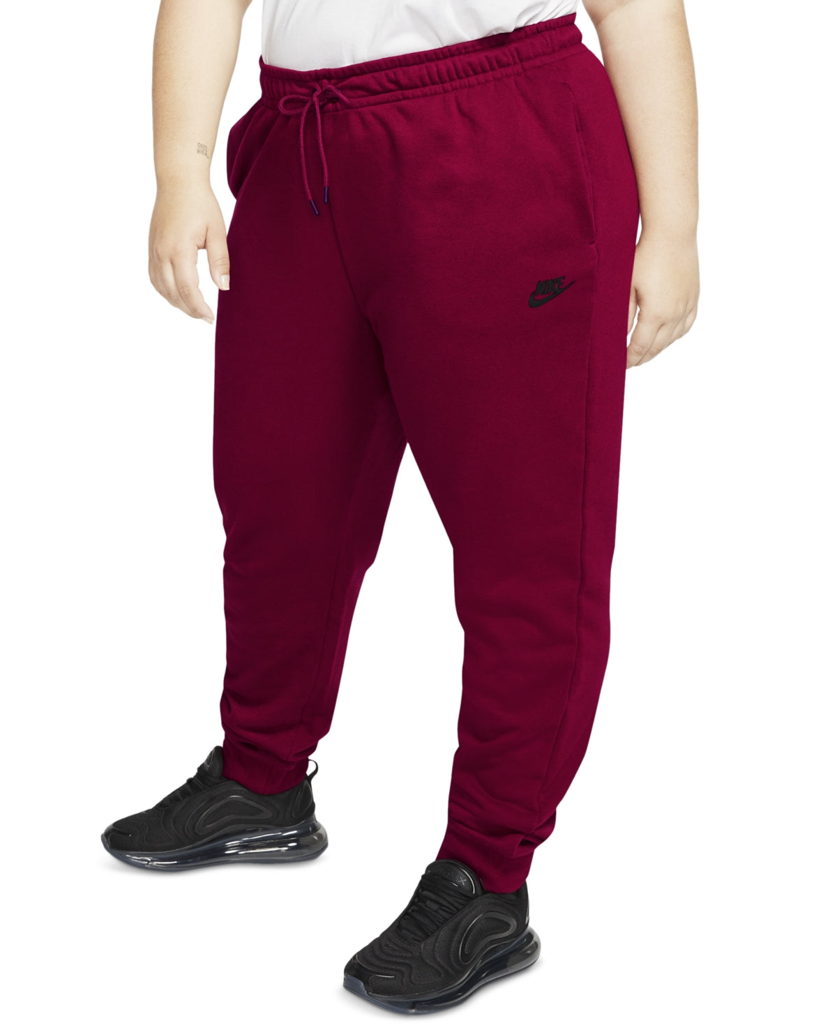 Calça Nike Essential Fleece Feminina Vermelha Tamanho 2X