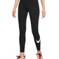 Leggings Nike Sportswear Swoosh Femininas Pretas Tamanho X-S