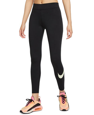 Leggings Nike Sportswear Swoosh Femininas Pretas Tamanho X-S