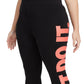 Calça legging Nike Essential Just Do It Full Length Feminina, Preta, Tamanho XS