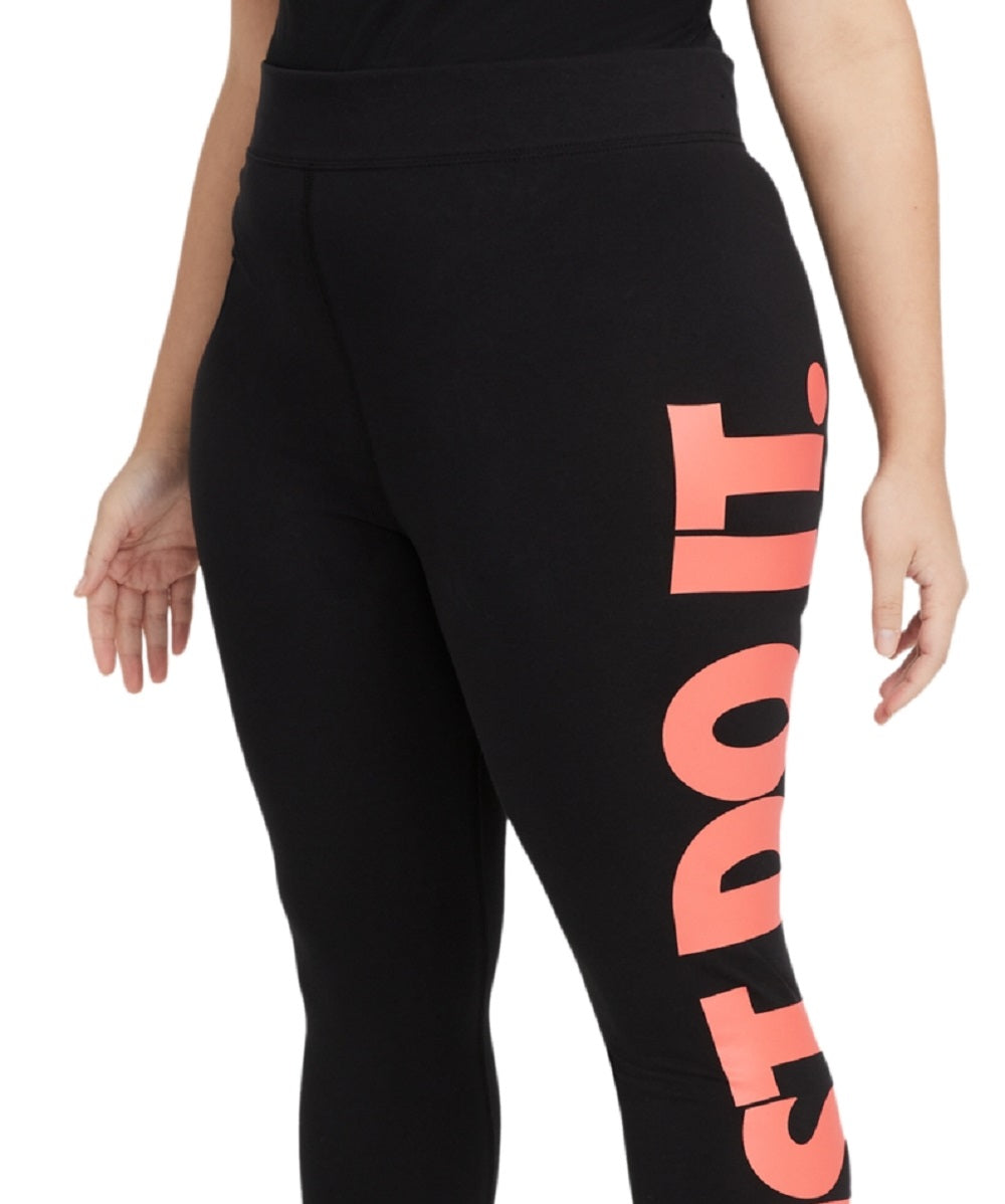 Calça legging Nike Essential Just Do It Full Length Feminina, Preta, Tamanho XS