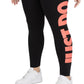 Calça legging Nike Essential Just Do It Full Length Feminina, Preta, Tamanho XS