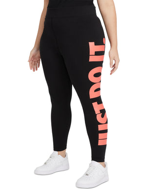 Calça legging Nike Essential Just Do It Full Length Feminina, Preta, Tamanho XS
