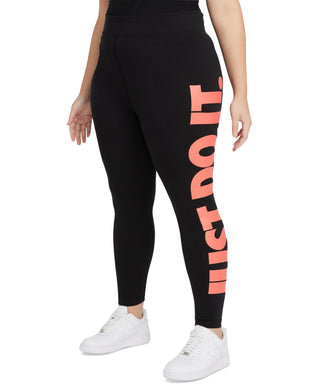 Nike Women's Essential High Rise Leggings Black Size 2X