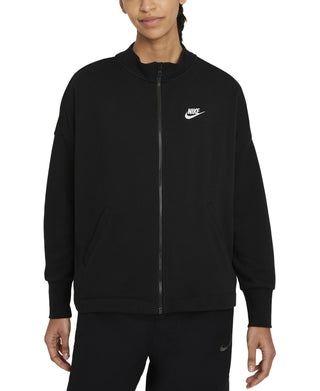 Moletom Nike Sports Essentials Full Zip Feminino Preto Tamanho Médio
