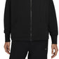 Moletom Nike Sports Essentials Full Zip Feminino Preto Tamanho Grande