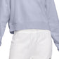 Blusa Nike Easy Fleece Crewneck Feminina Azul Tamanho Grande