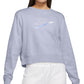 Blusa Nike Easy Fleece Crewneck Feminina Azul Tamanho Grande