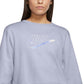 Blusa Nike Easy Fleece Crewneck Feminina Azul Tamanho Grande