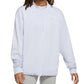 Blusa Nike Easy Fleece Meio Zíper Feminina Azul Tamanho Médio