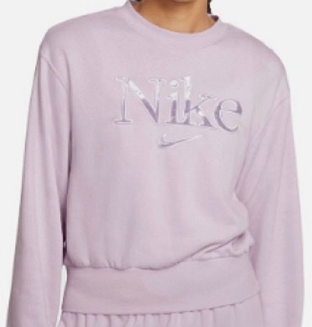 Moletom Nike Feminino Femme Logo Fleece Roxo Tamanho XS