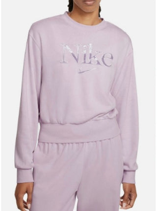 Moletom Nike Feminino Femme Logo Fleece Roxo Tamanho XS
