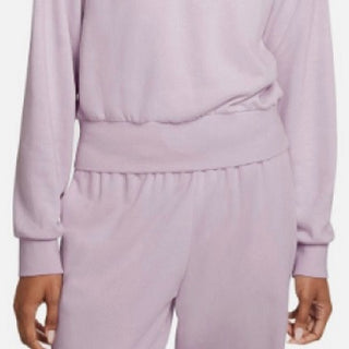 Moletom Nike Feminino Femme Logo Fleece Roxo Tamanho XS