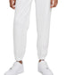 Calça de moletom Nike feminina com logotipo French Terry, branca, tamanho GG