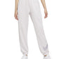 Calça de moletom Nike feminina com logotipo French Terry, roxa, tamanho GG