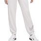 Calça de moletom Nike feminina com logotipo French Terry, roxa, tamanho GG