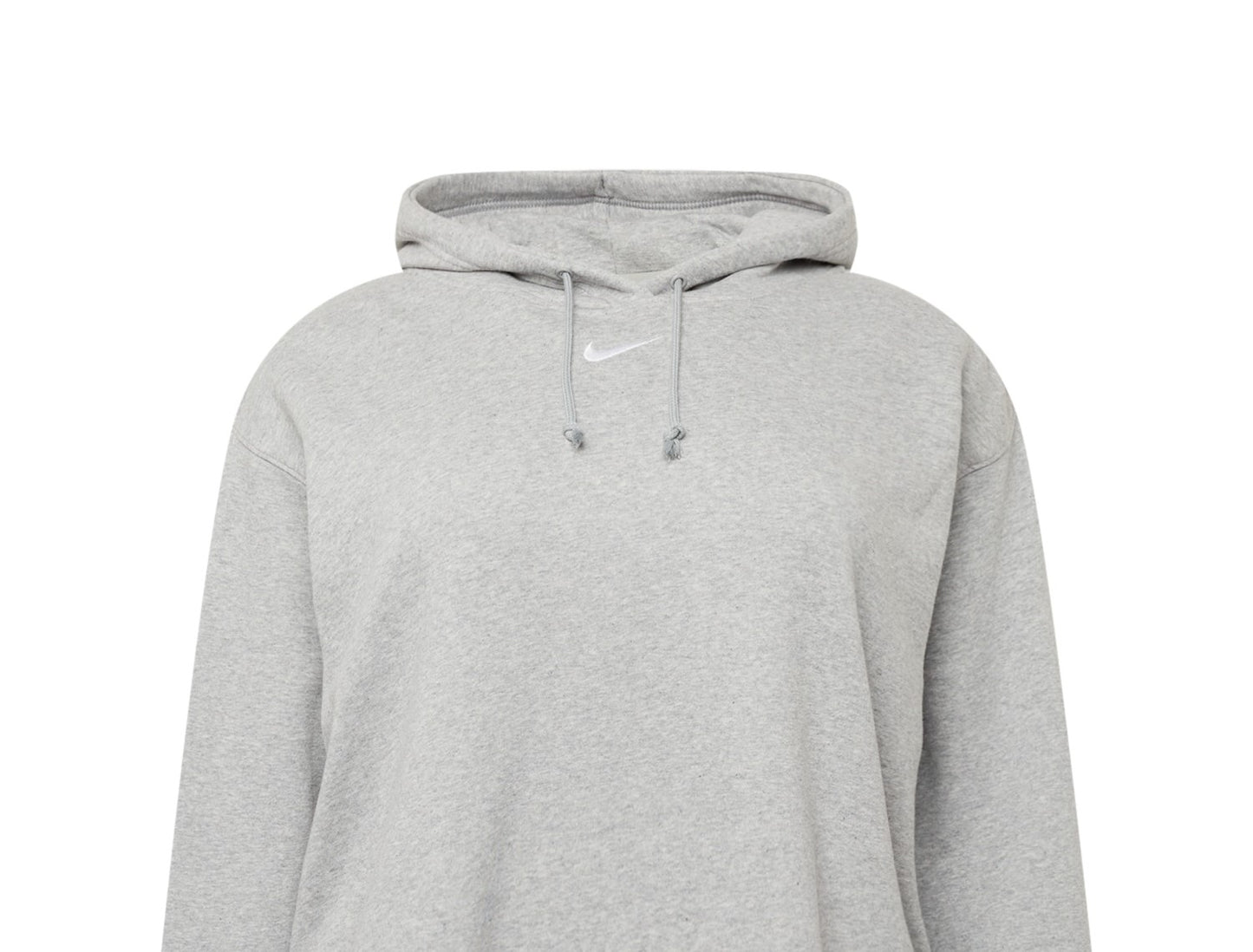 Moletom Nike NSW Plus Essential Fleece Feminino Cinza Tamanho 2X