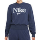 Moletom Nike Graphic Feminino Azul Tamanho 2X