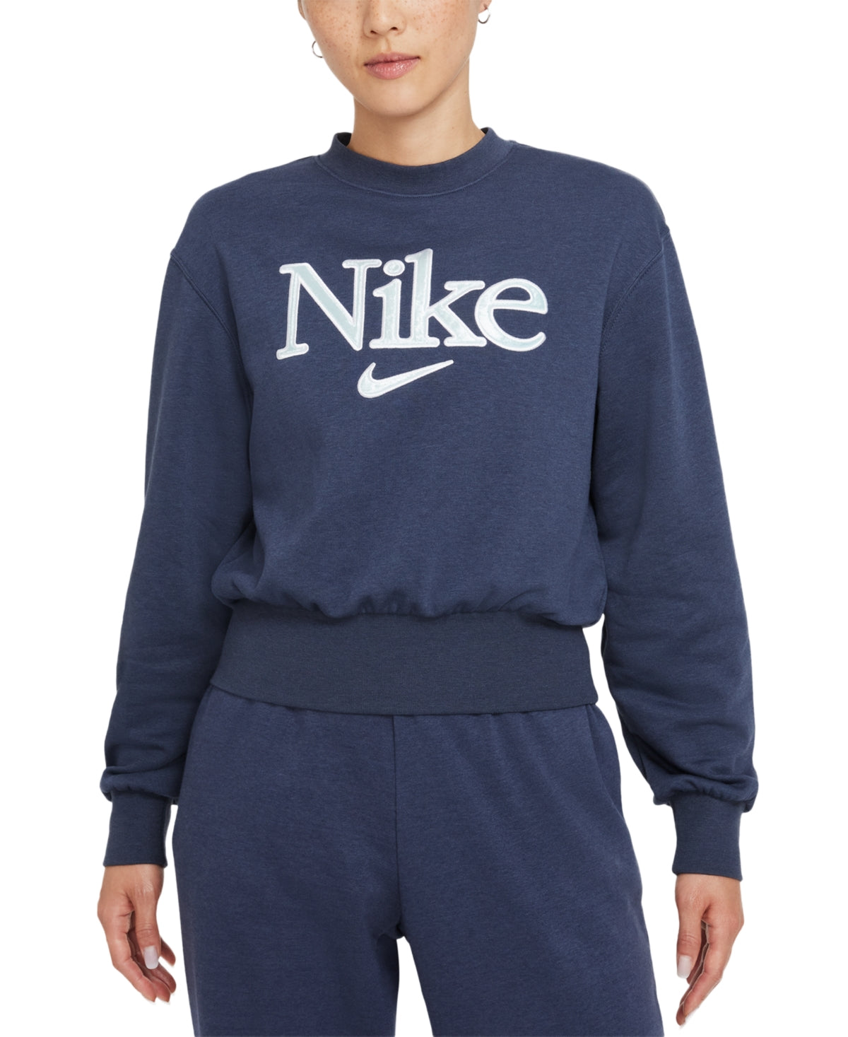 Moletom Nike Graphic Feminino Azul Tamanho 2X