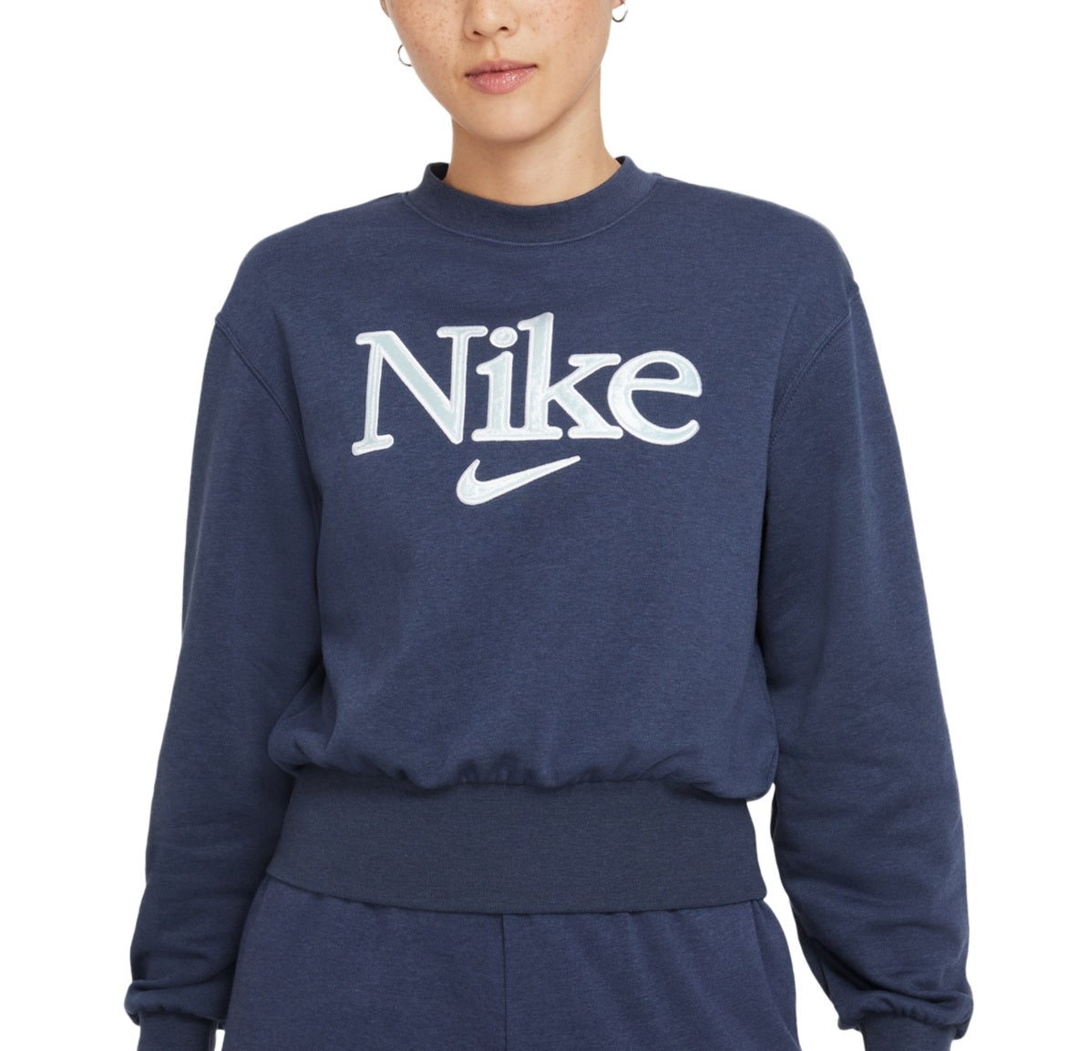 Moletom Nike Graphic Feminino Azul Tamanho 2X